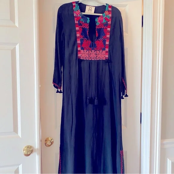 Figue | Dresses | Figue Embroidered Maxi Dress Size L | Poshmark